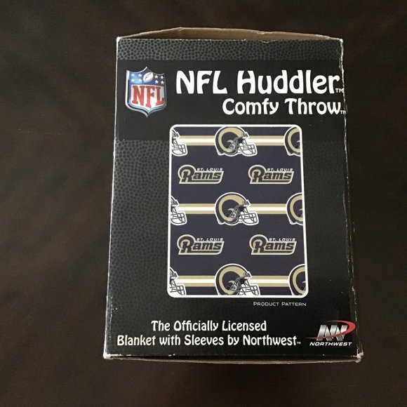 NFL Rams Huddler Comfy Throw - Picture 2 of 2